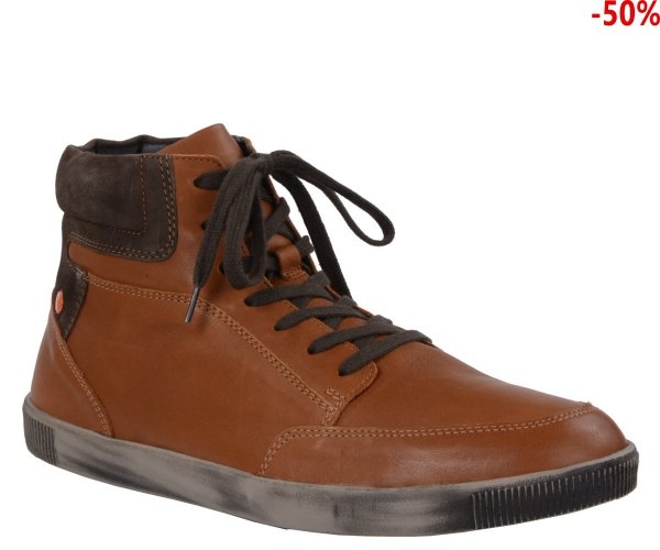 Trampki Softinos TOI 420 Tan Dk. Brown Smooth Combi P900420003