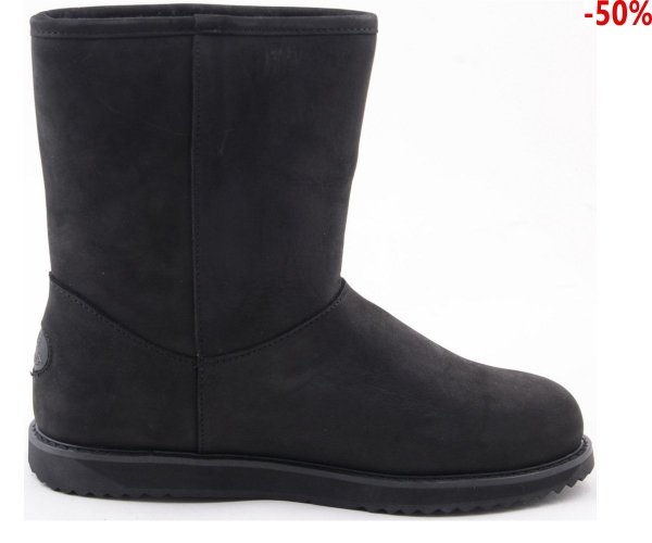Buty EMU AUSTRALIA PATERSON CLASSIC LEATHER LO Black Noir WATERPROOF Ocieplane