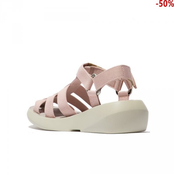 Sandały Fly London BASA 841 Light Pink Webbing P144841003
