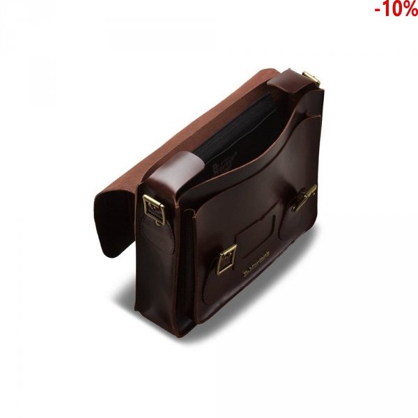 Tornister Dr. Martens LEATHER SATCHEL Charro Brando AB097230