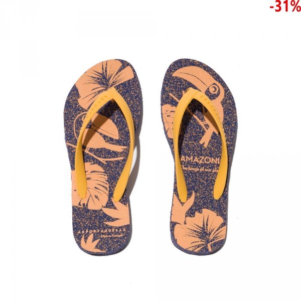 Klapki Asportuguesas AMAZONIA Blue Yellow P018116001