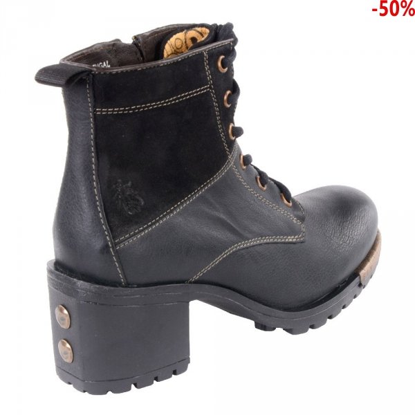 Botki Fly London LAST 493 Jeneda Rnch Black P144493004