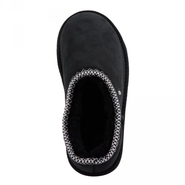 Buty śniegowce Emu AUSTRALIA SHARKY SCUFF skórzane czarny W13179