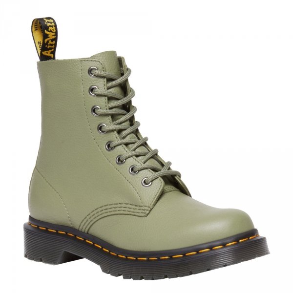 Buty Dr. Martens 1460 PASCAL Muted Olive Virginia 31693357