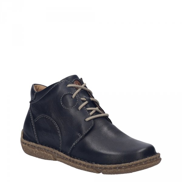 Botki damskie Josef Seibel NEELE 46 skórzane czarny 85146 480 100