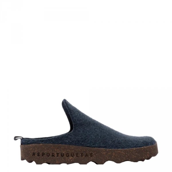 Buty Asportuguesas COME L Blue Felt P018023084