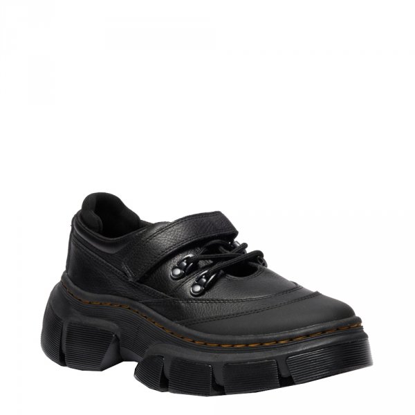 Półbuty Dr. Martens DMXL MJ MARY JANE Black Virginia+Rubberised Leather 42060001