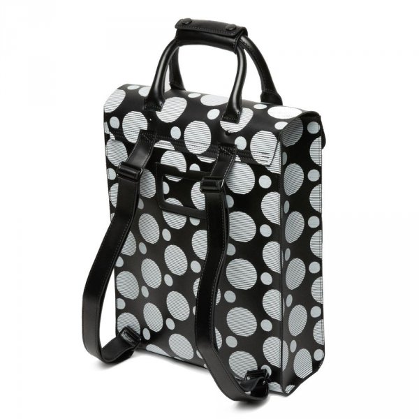 Plecak Dr.Martens BOX BACKPACK Polka Dot Black Smooth AC989001