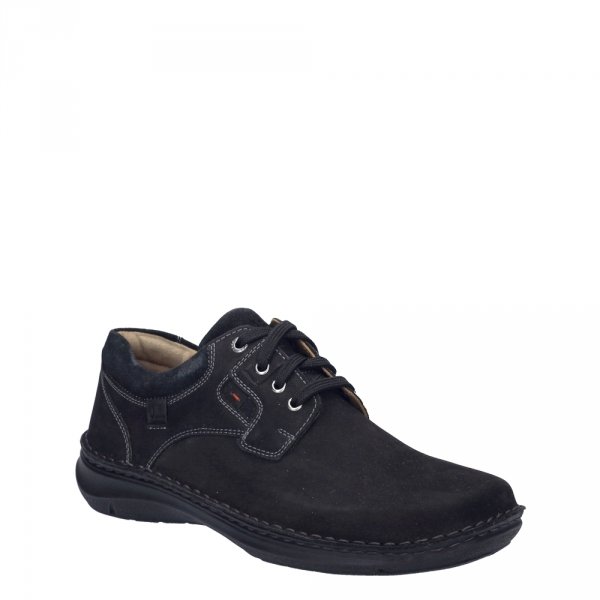 Półbuty męskie Josef Seibel NEW ANVERS 36 skórzane czarny 44936 518 100