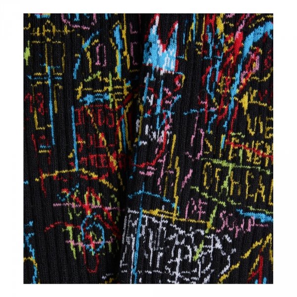 Skarpety bawełniane Jimmy Lion BASQUIAT KINGS OF EGYPT czarny