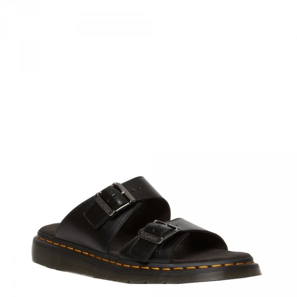 Sandały Dr. Martens Josef Slide Black Analine 31570001