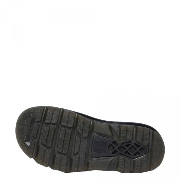 Półbuty Dr. Martens ZEBZAG MULE Black EH Suede 31657001