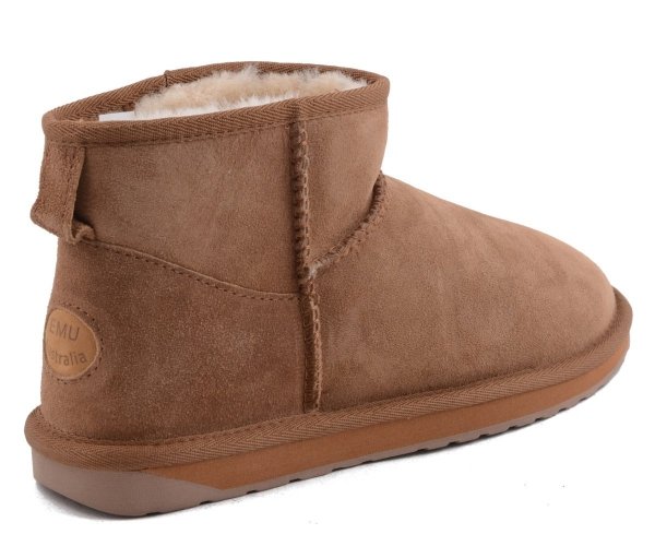 Buty EMU AUSTRALIA STINGER MICRO CHESTNUT WATER RESISTANT Ocieplane