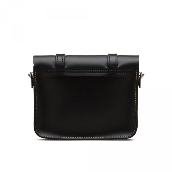 Torba na ramię Dr. Martens 7&quot; LEATHER SATCHEL Black Kiev AB098001