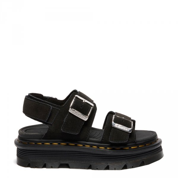 Sandały Dr. Martens ZEBZAG SANDAL Black EH Suede 42689001