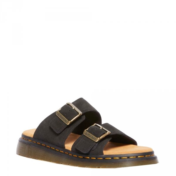 Sandały Dr. Martens JOSEF SLIDE Black EH Suede 41082001