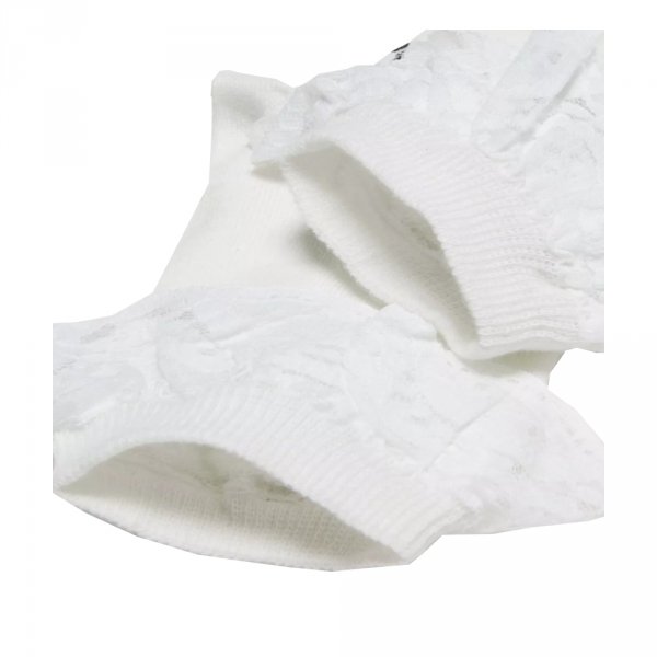 Skarpety Dr. Martens FRILL SOCK White Organic AD097100