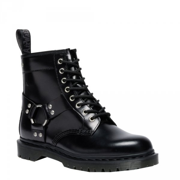 Buty Dr. Martens 1460 Harness 8 Eye Boot Black Analine 41388001