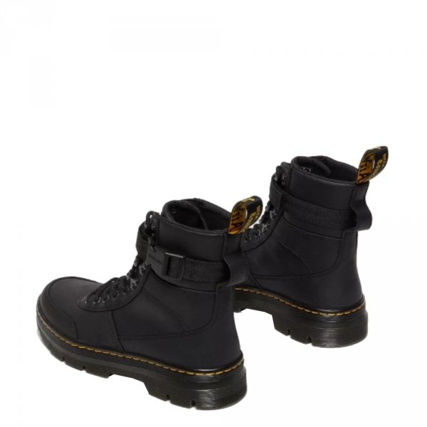 Buty Dr. Martens COMBS TECH Leather Black Wyoming &amp; Black Pu Polyurethane 27801001