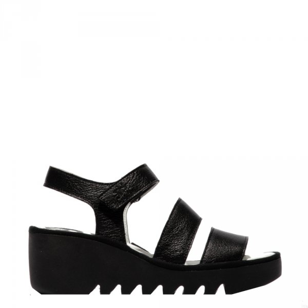 Sandały Fly London BEXY 575 Black Mousse P501575001