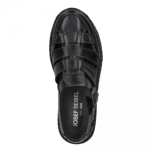Sandały Josef Seibel WILSON 08 Black-Black 42708 859 105