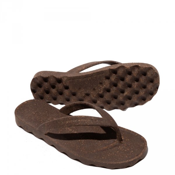 Klapki Asportuguesas EART L Brown P018289002