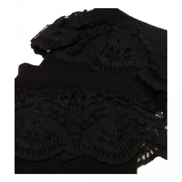 Skarpety Dr. Martens FRILL SOCK Black Organic AD097001