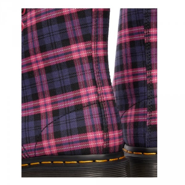 Buty Dr. Martens 1460 8 Eye Boot Pink Multi Tartan 41969650