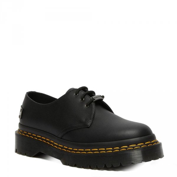 Półbuty Dr. Martens 1461 BEX Double Stitch Black Smooth 27882001