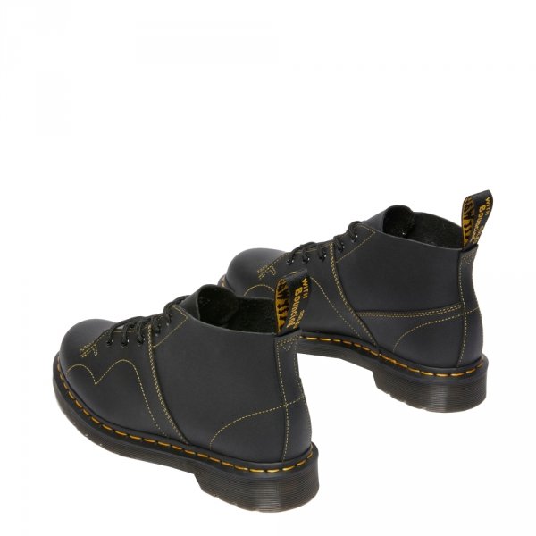 Buty Dr. Martens CHURCH MONKEY BOOTS Black Greasy 41089001