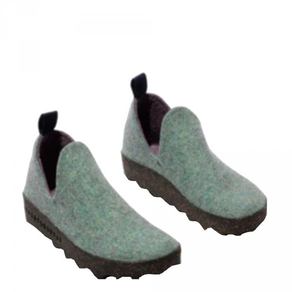 Buty Asportuguesas CITY L Green Doubel Felt P018003091
