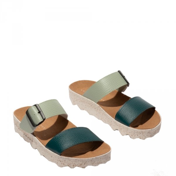 Klapki Asportuguesas COLY L Peacock Sage Eco Yannick P018225015