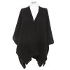 STYLOWE PONCZO DAMSKIE Z KIESZENIAMIA ADS2800-001
