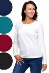T-SHIRT DAMSKI Z DŁUGIM RĘKAWEM BD900-420-L