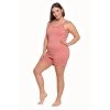 PIŻAMA DAMSKA BAMBUSOWA PLUS SIZE PDD4600-014 S/S 2025