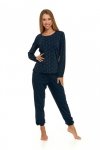 PIŻAMA DAMSKA KROPECZKI PLUS SIZE PDD6400-002 - AW2023/24