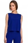 Stylove S257 Bluzka bez rękawów - chabrowa