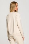 Moe M693 Bluza z haftem - piaskowa