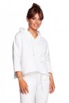 BeWear B239 Bluza o luźnym kroju z kapturem - ecru
