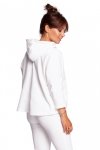 BeWear B239 Bluza o luźnym kroju z kapturem - ecru