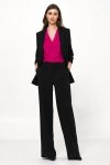 Nife Czarne spodnie loose cut - SD77