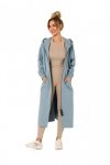 Moe M729 Bluza długa jak parka - agawa