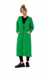 Moe M729 Bluza długa jak parka - soczysta zieleń