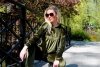 Merribel Dollien Khaki welurowy komplet