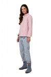 BeWear B268 Bluza z wysokim kołnierzem - pudrowa
