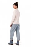 BeWear B268 Bluza z wysokim kołnierzem - waniliowa
