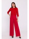 Stylove S381 Kombinezon z koronkową górą - czerwony