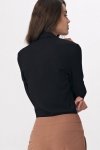 Nife Czarna koszula body  - B110