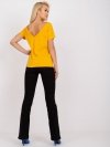 T-shirt-RV-TS-4662.86-ciemny żółty rozmiar - S
