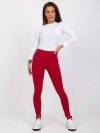 Leginsy-RV-LG-4954.53-bordowy rozmiar - S